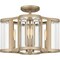 Quoizel Semi-Flush Mount Semi Flush 4 Lights Bronze Gold QSF6193BGD - alternate 1
